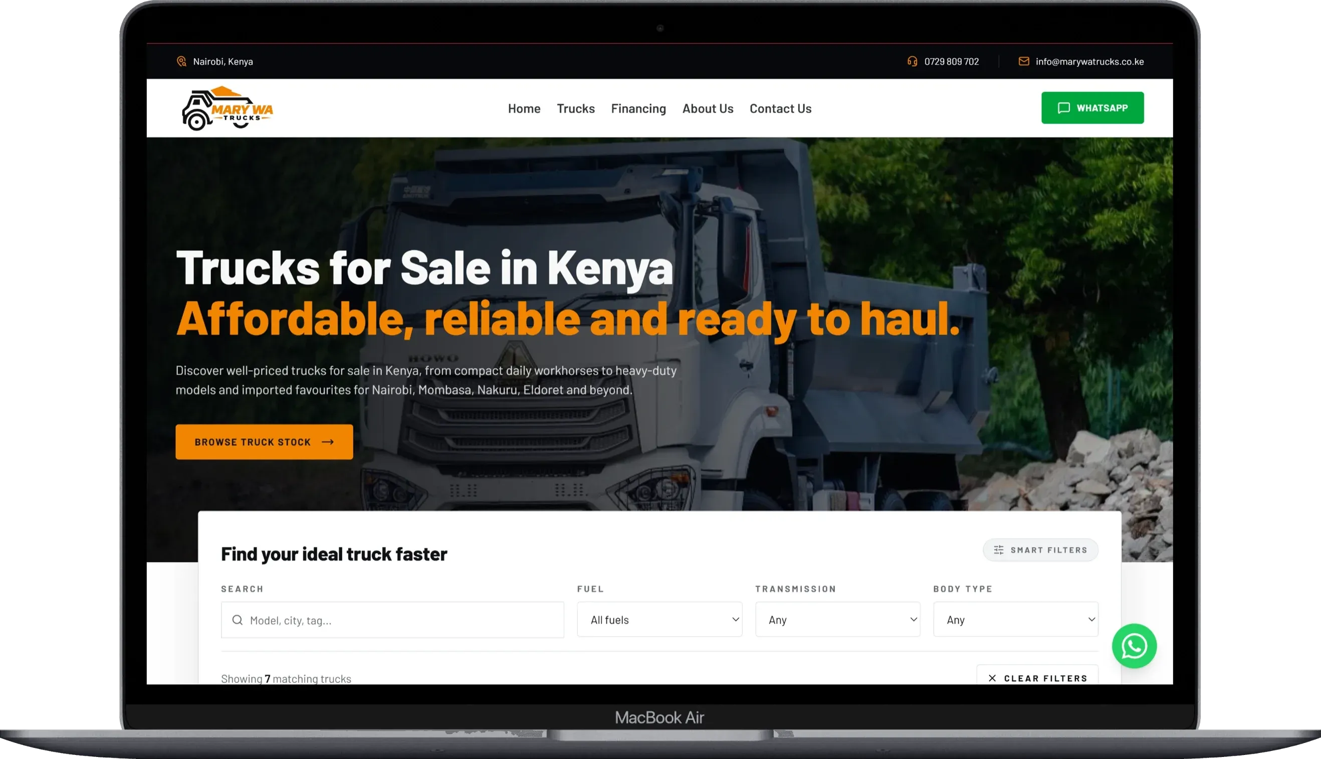 Marywa Trucks | Truck Sales Website