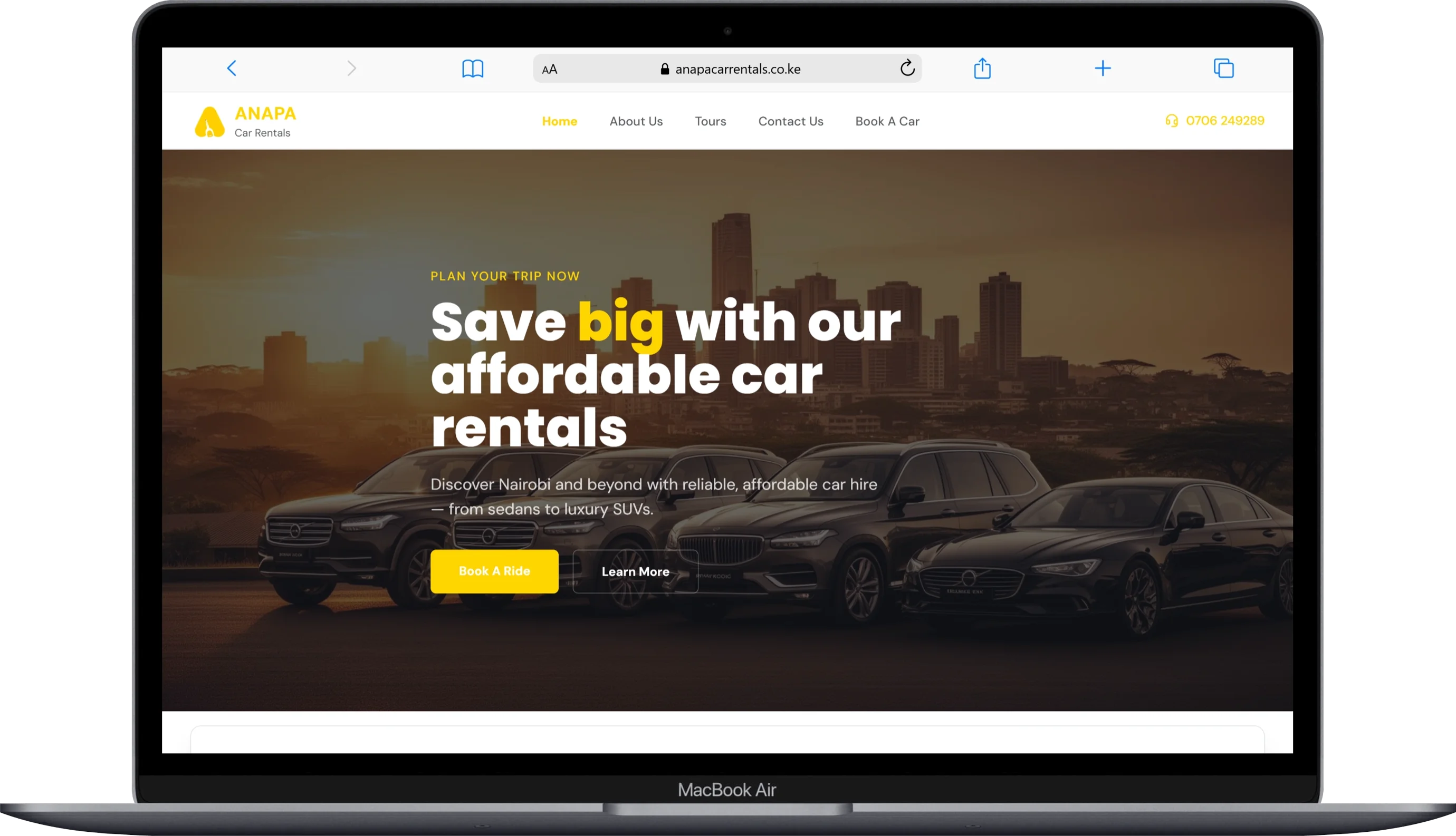 Anapa Car Rentals | Car Rental Website